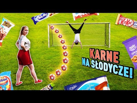 🍭 NIE STRZELISZ = JESZ COŚ SŁODKIEGO 🍬 Rzuty Karne z Wiką | JUSTEK FREESTYLE