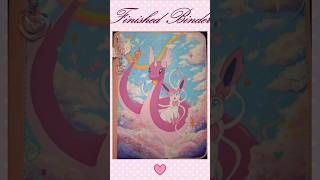 Dragonair and Sylveon Binder Speed-Paint - Rose  #pokemontcg #art #pokemonart #binderpainting