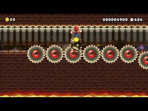 Roy's Castle by DaYandere 🍄 Super Mario Maker 2 😶 No Commentary　⚿abr
