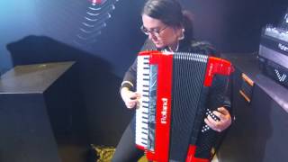 Video thumbnail for NAMM 2016 Roland FR 8x V-Accordion Performance with Alicia Baker by Kraft Music