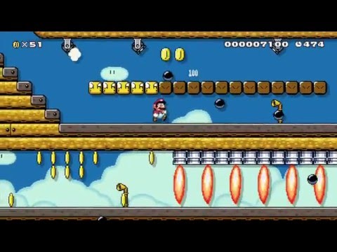 Great balls & fire by Richie - Super Mario Maker - No Commentary 1AF
