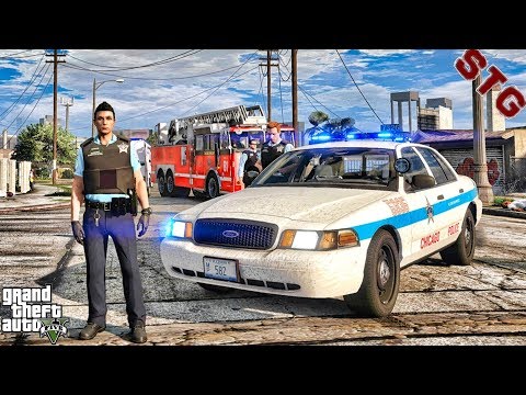 GTA 5 MODS LSPDFR 0.4.6 #72 - CHICAGO 2020 PATROL !!! (GTA 5 REAL LIFE PC MOD)