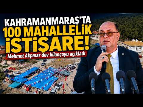 Dulkadiroğlu'nda dev buluşma: 100. mahalle toplantısı yapıldı