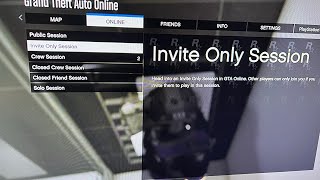 Gta 5 PS5. How to make invite or friends only session / lobby on PS5 / Xbox series S/X #gta5 #gta
