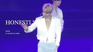 [4k] 190904 WE ARE HERE in Osaka 솔직히 말할까 (monsta x wonho focus)