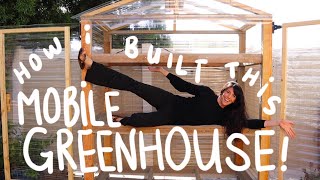 How I Built a MOBILE GREENHOUSE on WHEELS | Mobile Greenhouse | DIY Greenhouse | Hey Its a Good Life