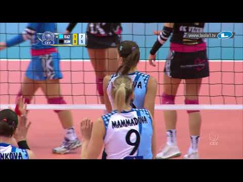 Elitsa Vasileva hammers one in cross court, within the attack zone | #CLVolleyW