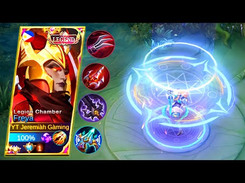TOP 1 GLOBAL FREYA! FULL LIFESTEAL BE LIKE🔥 | FREYA BEST BUILD 2022 | MUST TRY | MLBB✓