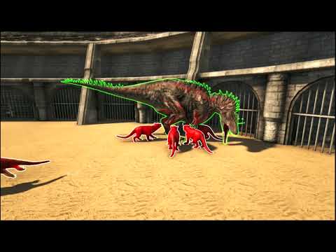 Eternal Alpha Thylacoleo vs  mod Savage Acro Ark Battles