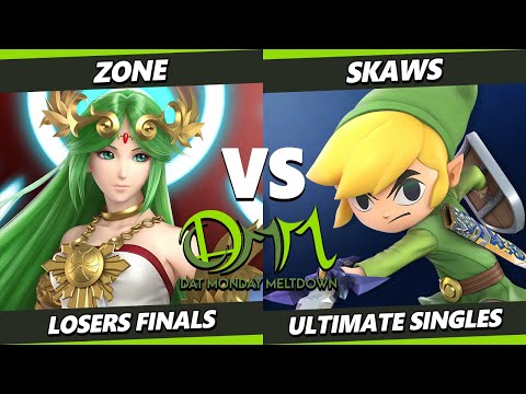 DAT MM 289 Losers Finals - Skaws (Toon Link) Vs. Zone (Palutena) Smash Ultimate - SSBU