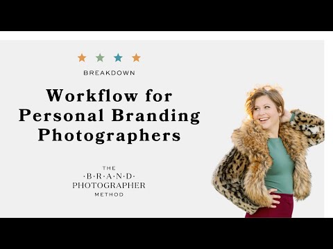 Photography Workflow for Personal Branding Photographers