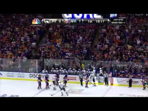 Matt Moulson Goal-Penguins versus Islanders Game 3 5/5/13