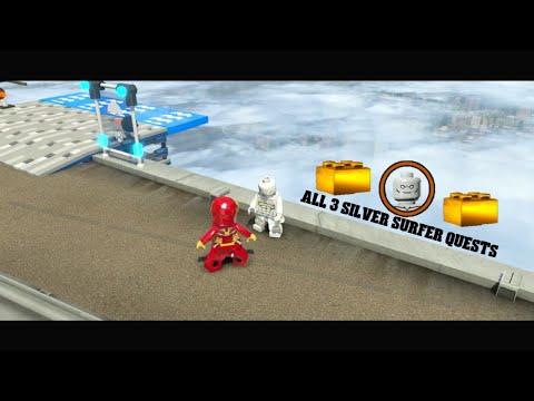 LEGO Marvel Superheroes - Silver Surfer's Full Questline (How to Unlock Silver Surfer)