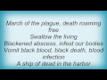 Abscess - March Of The Plague Lyrics