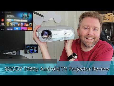 PROJECTOR WITH STREAMING APPS - XGODY 1080p Android TV Projector Review