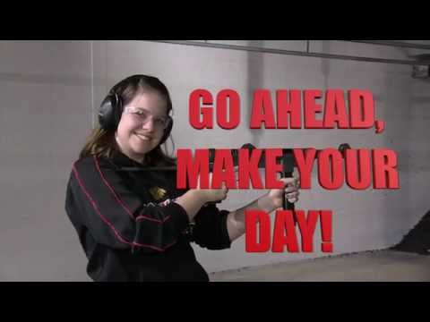 OnTarget Range Full Auto Sub-machine gun shooting!