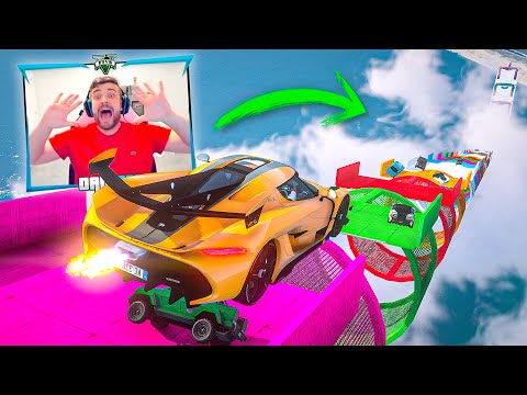 MEGA RAMPA 999.999% IMPOSIBLE! SUELTO EL MANDO Y PASA ESTO!! - GTA 5 ONLINE