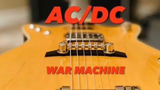 AC/DC War Machine (Malcolm Young Guitar Lesson)