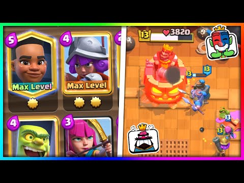 *NEW* Ram Rider Deck in Clash Royale! The BEST Deck for Trophy Pushing Ladder in Clash Royale!?