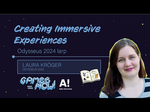 Laura Kröger: – Creating Immersive Experiences – Odysseus 2024 larp | Games Now!