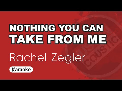 Rachel Zegler - Nothing You Can Take From Me (Karaoke with Lyrics)