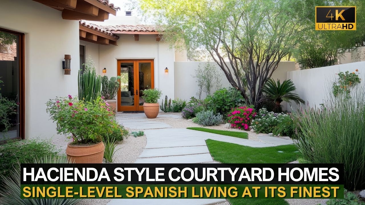 Hacienda Style Courtyard Homes: Single-Level Spanish Living at Its Finest