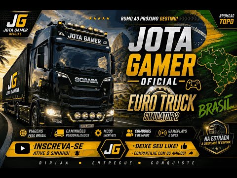 Continuação da Viagem | De Campo Grande (MS) para Itarumã (GO) | Euro Truck Simulator 2 🌾🚛  Seguim