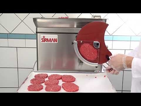 Burger Press SIRMAN   Hamburgatrice Format M   Patty press   Burger former