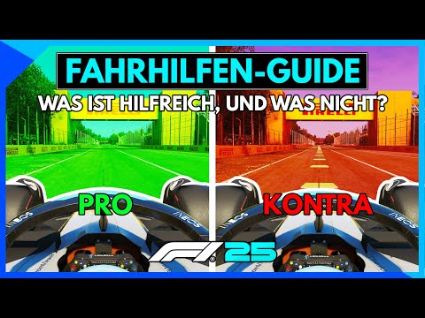 F1 25 - Fahrhilfen Guide - Was ist zu gebrauchen, was kann weg ?