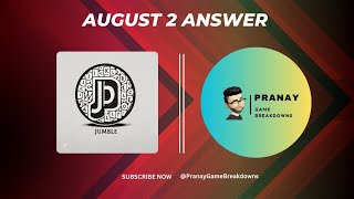 Today's Jumble Answer || Daily Jumble