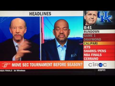 PTI discusses Calipari's SEC tournament idea