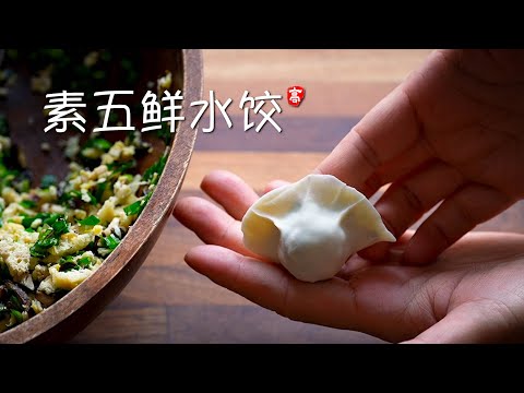 素五鲜水饺 (Vegetable Five-Delicacy Dumplings)