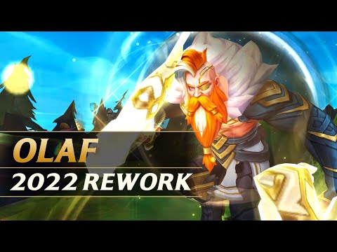 OLAF REWORK 2022 Gameplay Spotlight Guide - League of Legends