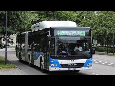 Bus ride linje 2 från Björnögården till Pilotgatan