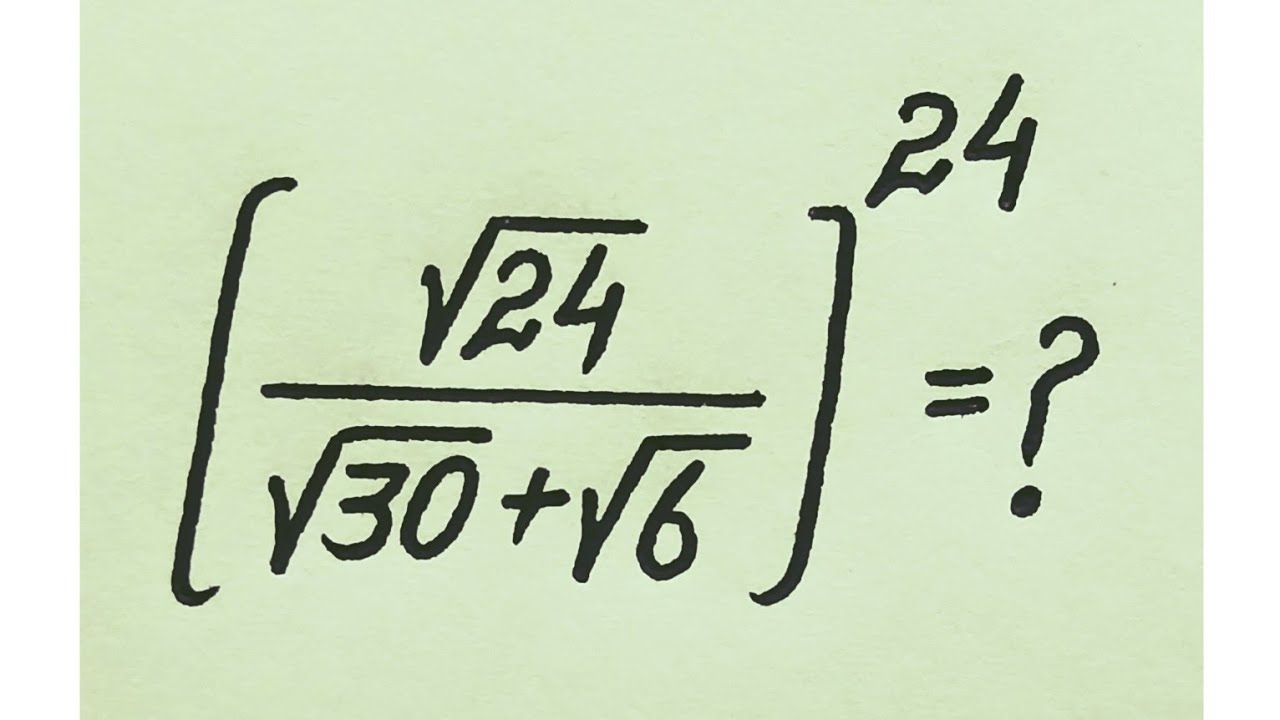 France l can you solve this?? l Olympiad Mathematics