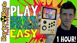 🕹️ Handheld Pandora's Box Unboxing and Gameplay: EASY Emulation! 🕹️