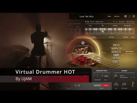 UJAM Virtual Drummer HOT - All Presets Demo - NO TALKING