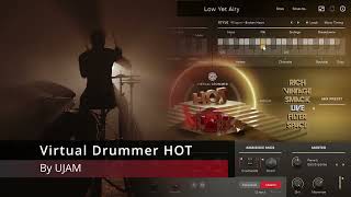 Video thumbnail for UJAM Virtual Drummer HOT - All Presets Demo - NO TALKING by UDi Audio