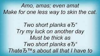 Ian Anderson - Two Short Planks Lyrics