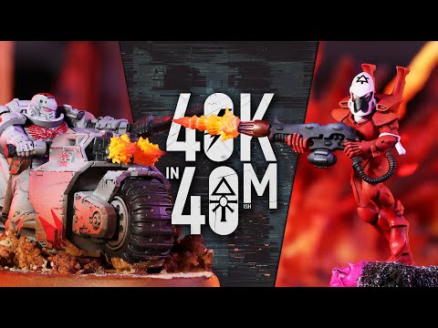 Fleet of foot vs fast bikes - Aeldari vs White Scars | Warhammer 40k Battle!