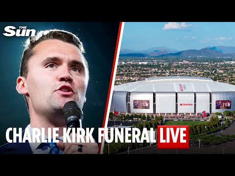 LIVE: Trump set to speak at Charlie Kirk's funeral and memorial service in Arizona