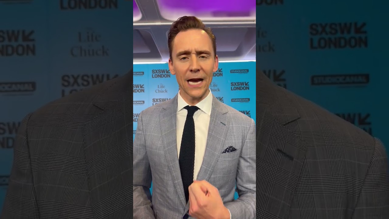 Tom Hiddleston at The Life of Chuck London premiere