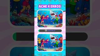 Encontre 4 erros #️⃣6| Grupo dos Rosas #quiz #shorts