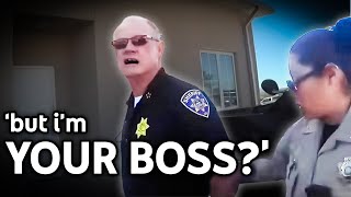 When a Corrupt Sherrif Realises He's Been Caught...