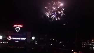 SF Giants Fireworks Night presented by Hanwha Solar