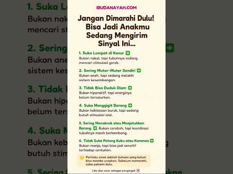 Jangan Dimarahi Dulu! Bisa Jadi Anakmu Sedang Mengirim Sinyal Ini... | #ibudanayah