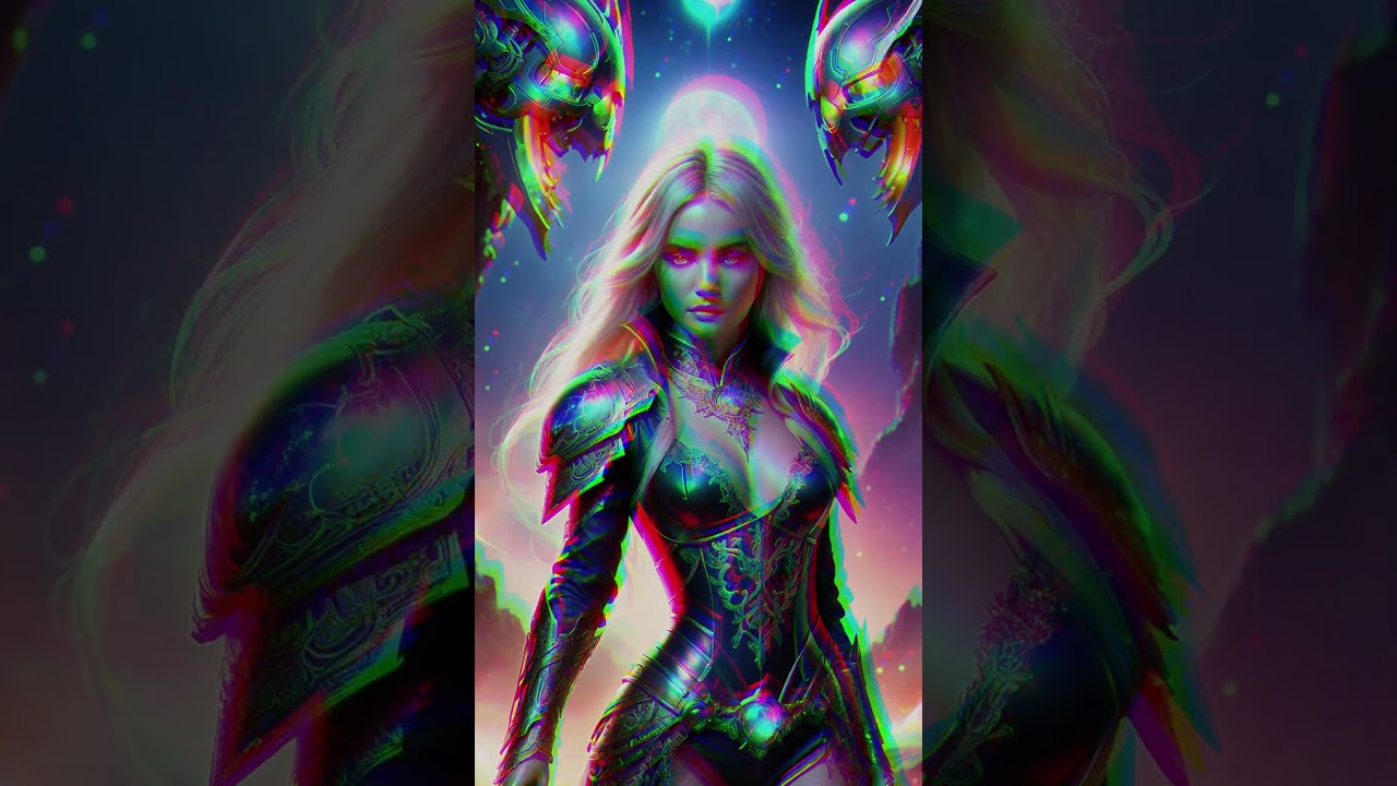 [4K AI art Girl] Necromanacer ai girl  #stablediffusion #aigallery #aiphotos #visualart #beauty