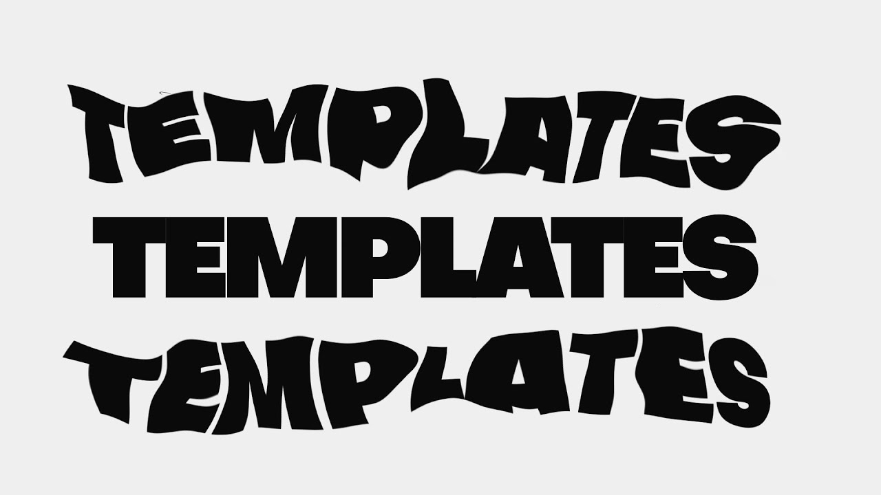 Rhythmic Typography Promo- Video Templates