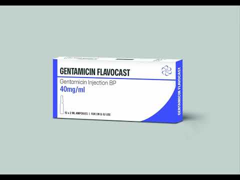 40mg/ml, gentamicin injection bp