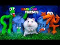 All New Rainbow Friends Monster ⚔️ Hamster escapes from Monster Maze in real Life